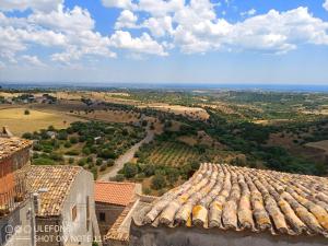 an aerial view of a roof of a building at Casa Vacanze " MELA " in Nova Siri