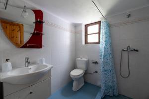 Koupelna v ubytování Villa Leleka