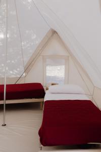 Posteľ alebo postele v izbe v ubytovaní Cuturi Wine Glamping