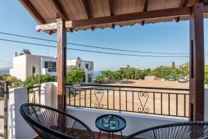 A balcony or terrace at ApteraMare Tradidtional house 'New listing'