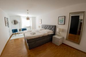 Ruang duduk di Bonnystay Passau River Side 100 qm für 4 Personen