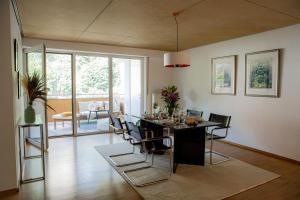 Ruang duduk di Bonnystay Passau River Side 100 qm für 4 Personen