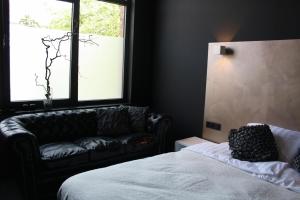 Letto o letti in una camera di Hotel Moon