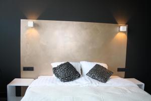 Letto o letti in una camera di Hotel Moon
