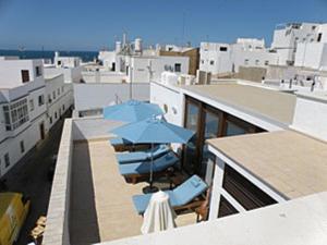 En balkong eller terrasse på Hostal Extramuros
