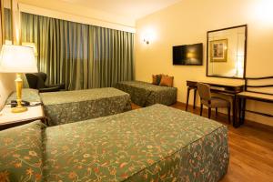 Dayrell Hotel e Centro de Convenções的电视和/或娱乐中心