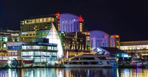 Bygningen som feriehuset ligger i