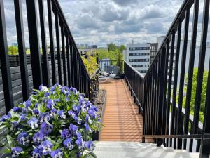 Balkón nebo terasa v ubytování City Terrace Apartment Avangard - Large private roof terrace