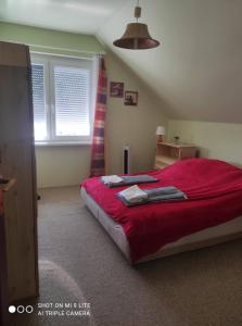 Posteľ alebo postele v izbe v ubytovaní Labdarozsa Apartmanhouse