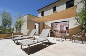 Balkon lub taras w obiekcie Au clos de Manon