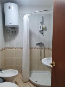 Ванна кімната в Apartament Mali i Robit