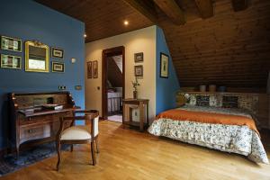 Posteľ alebo postele v izbe v ubytovaní Chalet Casa Pepe Vielha