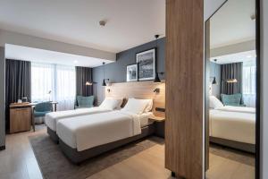 Katil atau katil-katil dalam bilik di Radisson Hotel Baku