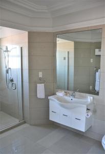 Koupelna v ubytování Brydone Hotel Oamaru