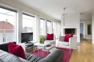 Posezení v ubytování Hotel Copenhagen Apartments