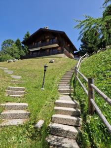 Aed väljaspool majutusasutust Chalet Alba A