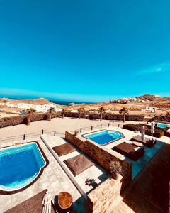 Bazén v ubytování Aurora Mykonos Villas nebo v jeho okolí