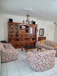 Televízia a/alebo spoločenská miestnosť v ubytovaní Katerina 's Penthouse + 37 fotografií