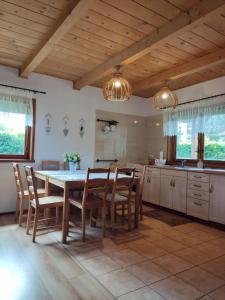 Køkken eller tekøkken på Michałówka