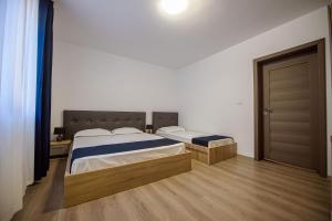 Postel nebo postele na pokoji v ubytování Vila Karma