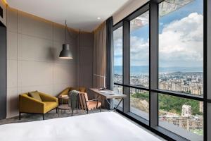 A seating area at Pullman Tbilisi Axis Towers