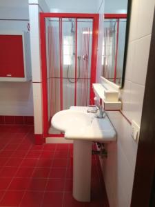 Phòng tắm tại Borgo Creativo