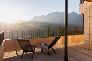 Widok na góry z tego aparthotelu