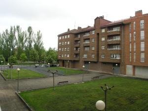 El edificio en el que está el hotel