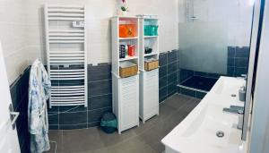 Kúpeľňa v ubytovaní Chambre privée face à la gare