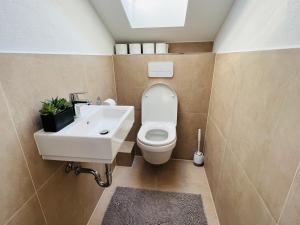 Koupelna v ubytování Allgäu SPA House