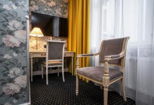 TV a/nebo společenská místnost v ubytování Thon Hotel Sandven