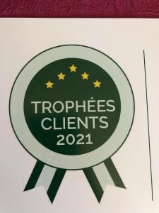 Certifikát, ocenenie alebo iný dokument vystavený v ubytovaní les deux falaises à Eu