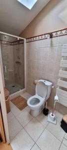 Kúpeľňa v ubytovaní Charmante maison familiale du moulin st-michel