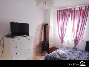 TV a/nebo společenská místnost v ubytování Apartment Ernestova hiša
