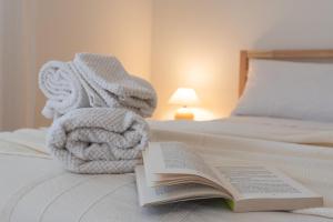 A bed or beds in a room at Villa Patrizia