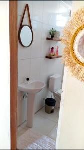 Et badeværelse på Casa na vila de Caraíva