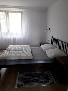 Kama o mga kama sa kuwarto sa Apartament Wiżajny