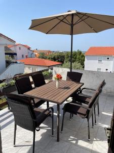 Balkón nebo terasa v ubytování Apartman MAR