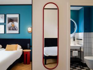 Voodi või voodid majutusasutuse ibis Styles Dijon Central toas