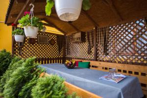 Zahrada ubytování Vila Levent Mangalia