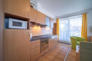 Kuchyň nebo kuchyňský kout v ubytování Apartment Riviera 507-5a Lipno Home