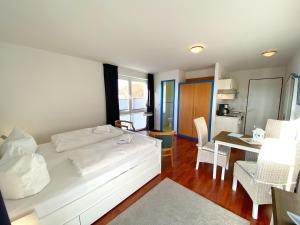 Kuchyň nebo kuchyňský kout v ubytování Hafenresidenz - Ferienwohnung 31