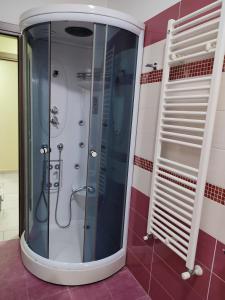 Koupelna v ubytování a casa di Chiara