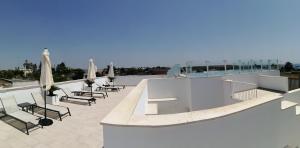 A balcony or terrace at Residence Valentina int 4 - Rooftop Sea View Infinity Pool