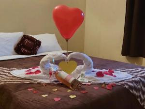 Cama o camas de una habitación en Recanto Varandas Guararema