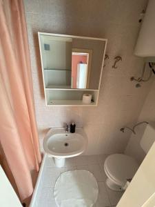 Koupelna v ubytování Apartmani Zorica