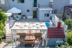 Balkón alebo terasa v ubytovaní Holiday house Mala