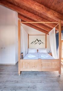 Voodi või voodid majutusasutuse Hotel Bed & Bike Ledro toas