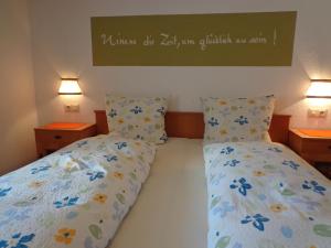 Posteľ alebo postele v izbe v ubytovaní Sterzingerhof