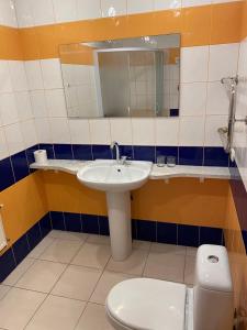 Koupelna v ubytování Majori Guesthouse